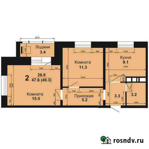 2-комнатная квартира, 49 м², 9/10 эт. на продажу в Коврове Ковров