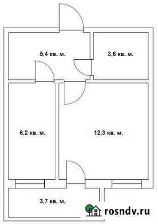 1-комнатная квартира, 27 м², 2/2 эт. на продажу в Кимовске Кимовск