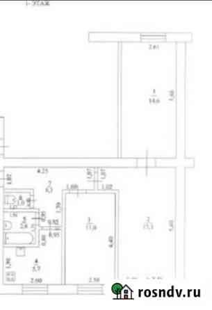 3-комнатная квартира, 58 м², 1/2 эт. на продажу в Старощербиновской Старощербиновская