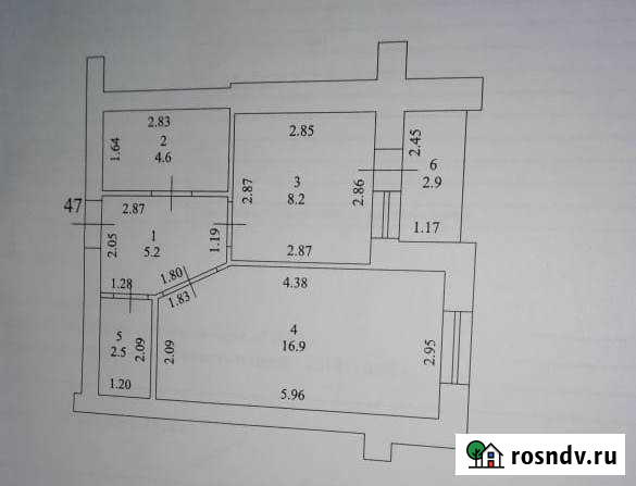 1-комнатная квартира, 38 м², 5/5 эт. на продажу в Октябрьском Республики Башкортостан Октябрьский - изображение 1