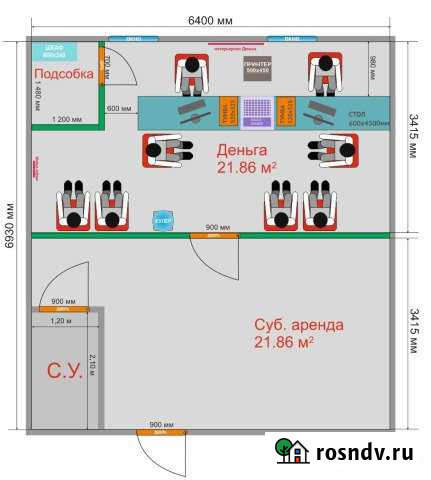 Торговое помещение, 21.86 кв.м. Ярославль - изображение 1
