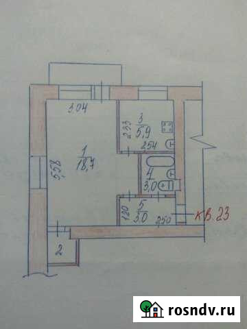 1-комнатная квартира, 32 м², 3/4 эт. на продажу в Кузнецке Кузнецк - изображение 1
