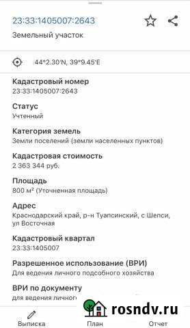 Участок ИЖС 8 сот. на продажу в Шепси Шепси - изображение 1
