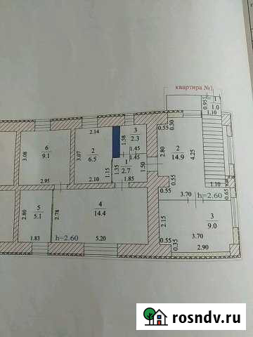 3-комнатная квартира, 65 м², 2/2 эт. на продажу в Батырево Батырево - изображение 1