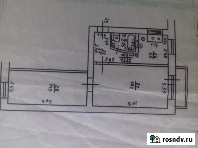 2-комнатная квартира, 45 м², 3/4 эт. на продажу в Зверево Зверево - изображение 1
