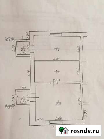 2-комнатная квартира, 58 м², 1/1 эт. на продажу в Оранжереях Оранжереи - изображение 1