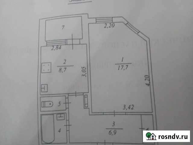 1-комнатная квартира, 39 м², 5/9 эт. на продажу в Лангепасе Лангепас - изображение 1