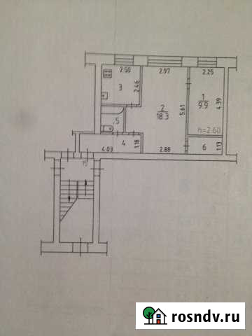 2-комнатная квартира, 44 м², 1/3 эт. на продажу в Кондратово Кондратово - изображение 1