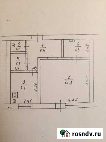 1-комнатная квартира, 35 м², 2/2 эт. на продажу в Кореновске Кореновск - изображение 1