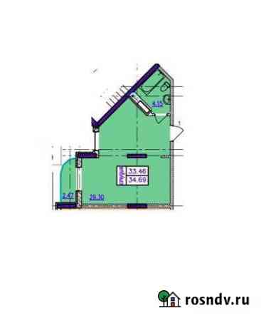 1-комнатная квартира, 34 м², 4/5 эт. на продажу в Мысхако Мысхако