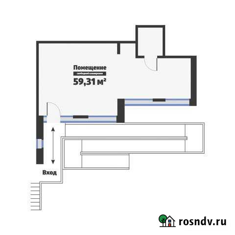 Помещение свободного назначения, 59.3 кв.м. Клин - изображение 1