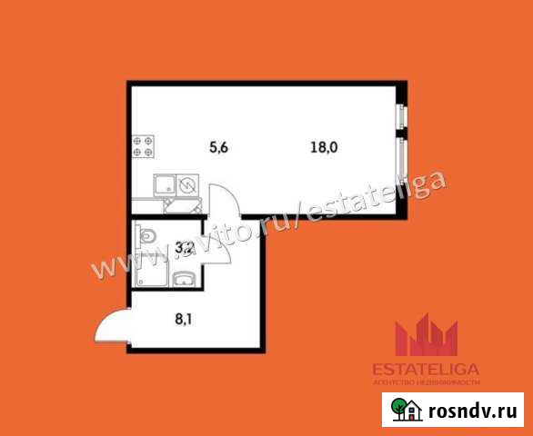1-комнатная квартира, 34 м², 17/18 эт. на продажу в Коммунарке Коммунарка - изображение 1