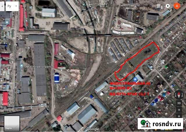 Участок промназначения 120 сот. в аренду в Омске Омск - изображение 1