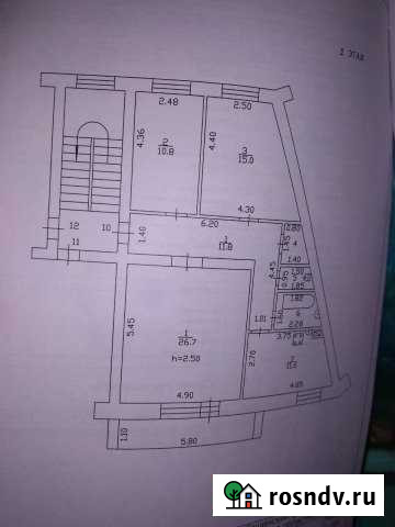 3-комнатная квартира, 82 м², 2/2 эт. на продажу в Кашине Кашин - изображение 1