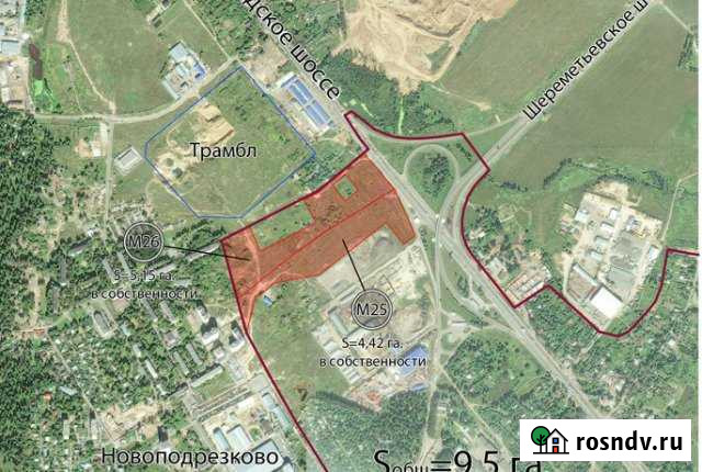 Участок СНТ, ДНП 442 сот. на продажу в Химках Химки - изображение 1