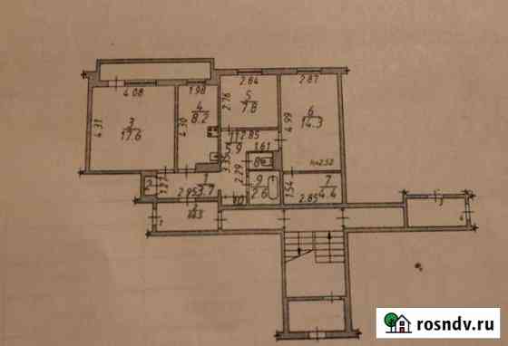 3-комнатная квартира, 66 м², 1/5 эт. на продажу в Маркове Маркова