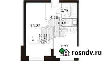 1-комнатная квартира, 32 м², 1/14 эт. на продажу во Всеволожске Всеволожск