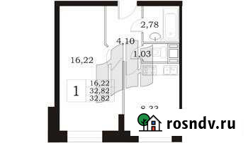 1-комнатная квартира, 32 м², 1/14 эт. на продажу во Всеволожске Всеволожск - изображение 1