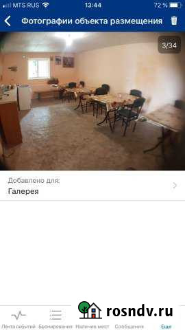 Комната 16 м² в 8-ком. кв., 2/2 эт. в аренду посуточно в Новомихайловском кп Новомихайловский кп - изображение 1