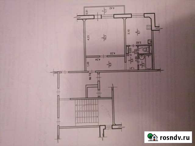 1-комнатная квартира, 41 м², 5/5 эт. на продажу в Югорске Югорск - изображение 1
