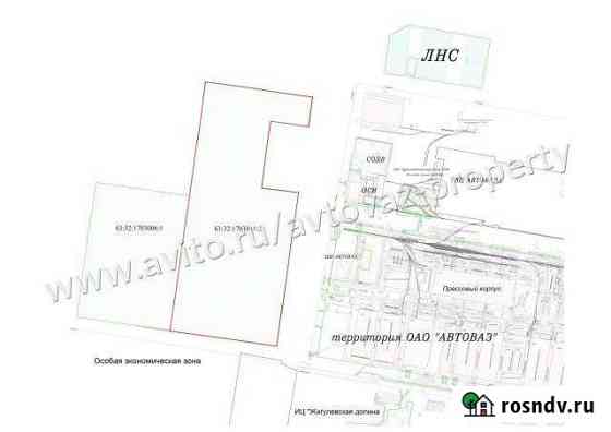 Участок промназначения 23100 сот. на продажу в Тольятти Тольятти