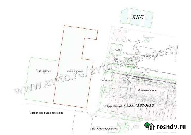 Участок промназначения 23100 сот. на продажу в Тольятти Тольятти - изображение 1