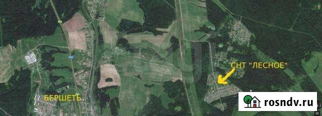 Участок СНТ, ДНП 18 сот. на продажу в Бершете Бершеть - изображение 1