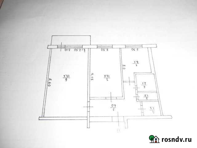 2-комнатная квартира, 44 м², 4/5 эт. в аренду на длительный срок в Вышнем Волочке Вышний Волочек - изображение 1