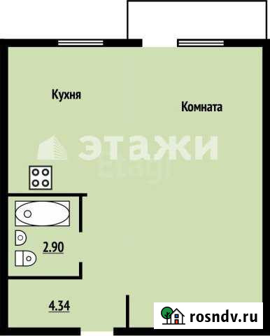 Квартира-студия, 30 м², 2/3 эт. на продажу в Улан-Удэ Улан-Удэ - изображение 1