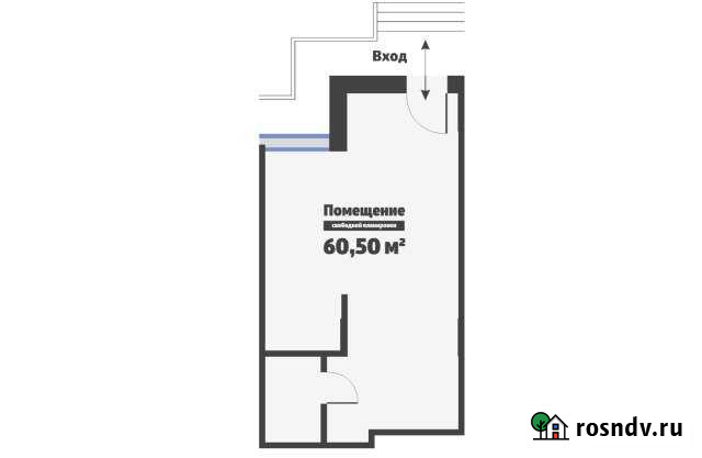 Помещение свободного назначения, 60.5 кв.м. Клин - изображение 1