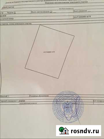 Участок ИЖС 5 сот. на продажу в Виноградном Виноградный - изображение 1