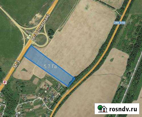 Участок промназначения 570 сот. на продажу в Малоярославце Малоярославец - изображение 1