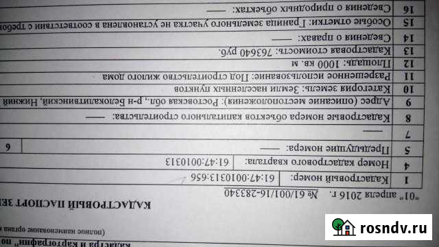 Участок ИЖС 10 сот. на продажу в Белой Калитве Белая Калитва - изображение 1