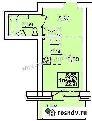 1-комнатная квартира, 25 м², 3/3 эт. на продажу в Маркове Маркова - изображение 1
