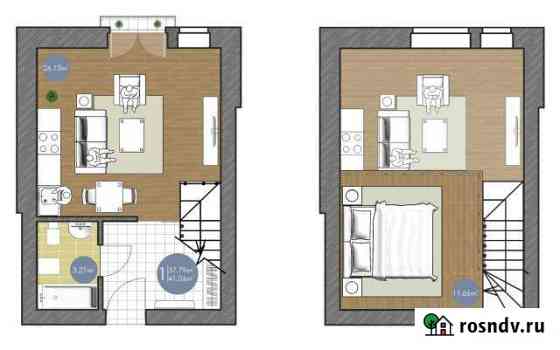 Квартира-студия, 41 м², 4/4 эт. на продажу в Пригородном Оренбургской области Пригородный