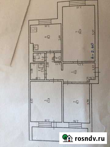 3-комнатная квартира, 64 м², 5/5 эт. на продажу в Красноперекопске Красноперекопск - изображение 1