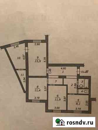 3-комнатная квартира, 78 м², 5/5 эт. на продажу в Разумном Разумное