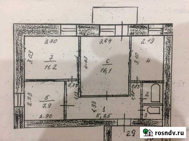 3-комнатная квартира, 58 м², 4/5 эт. на продажу в Сосногорске Сосногорск - изображение 1