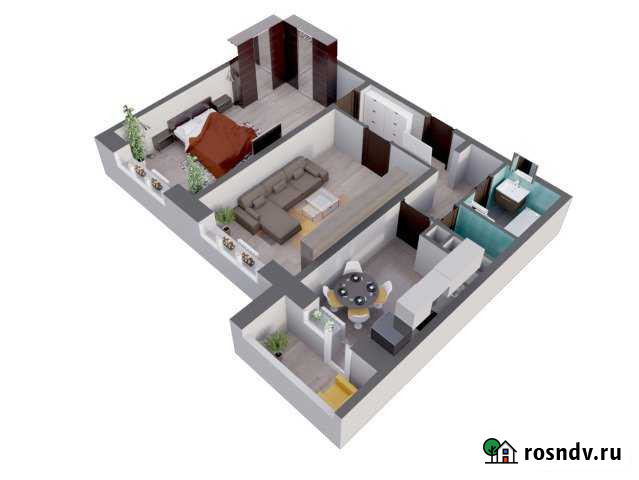 2-комнатная квартира, 60 м², 12/15 эт. на продажу в Коврове Ковров - изображение 1