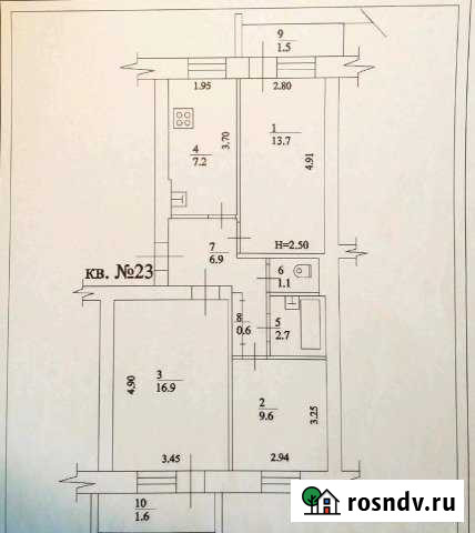 3-комнатная квартира, 61 м², 2/5 эт. на продажу в Сибае Сибай - изображение 1