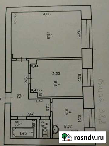 2-комнатная квартира, 39 м², 1/2 эт. на продажу в Глазове Глазов - изображение 1