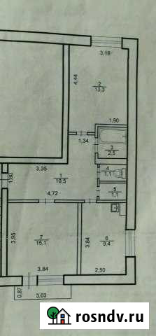 2-комнатная квартира, 54 м², 4/5 эт. на продажу в Югорске Югорск - изображение 1