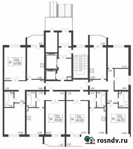 3-комнатная квартира, 71 м², 10/17 эт. на продажу в Сургуте Сургут - изображение 1