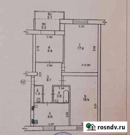 3-комнатная квартира, 70 м², 1/5 эт. на продажу в Черноморском Республики Крым Черноморское