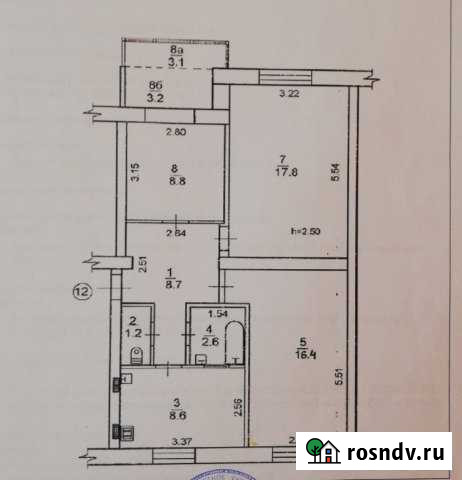 3-комнатная квартира, 70 м², 1/5 эт. на продажу в Черноморском Республики Крым Черноморское - изображение 1