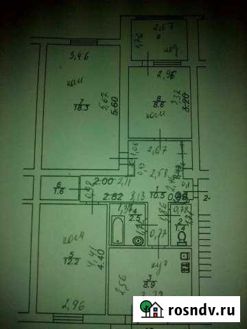 3-комнатная квартира, 68 м², 5/5 эт. на продажу в Нариманове Нариманов - изображение 1