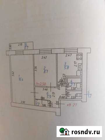 2-комнатная квартира, 40 м², 3/5 эт. на продажу в Майкопе Майкоп - изображение 1