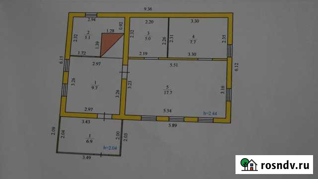 Дом 52.1 м² на участке 30 сот. на продажу в Совхозе Селезнёвском Совхоз Селезнёвский - изображение 1