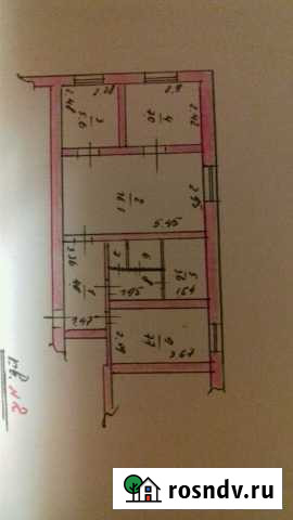 3-комнатная квартира, 48 м², 1/2 эт. на продажу в Бахчисарае Бахчисарай - изображение 1