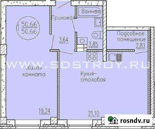 1-комнатная квартира, 50 м², 1/10 эт. на продажу в Каменске-Уральском Каменск-Уральский